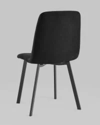 Стул Оливер Скуаре велюр Черный / Oliver Square